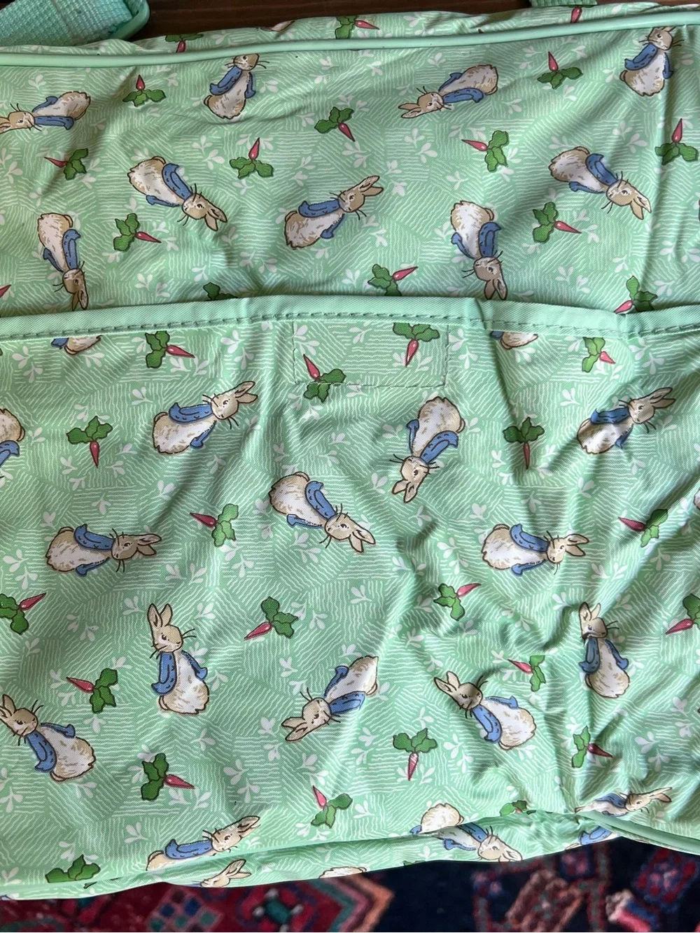 NWT Vintage  Mint Green Crossbody Peter Rabbit  Bag